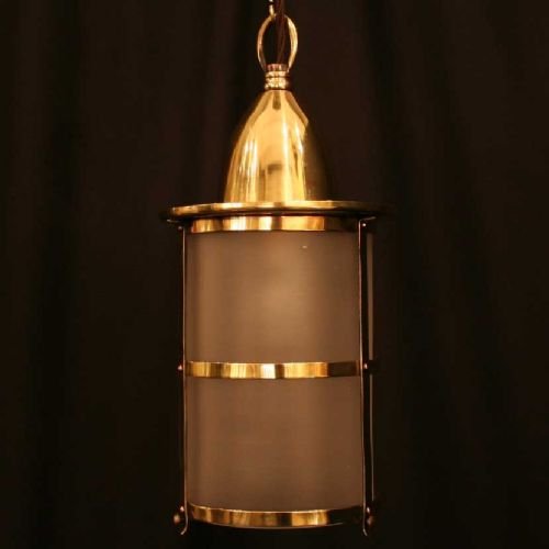 Arts and Crafts Single Light Hall Lantern
