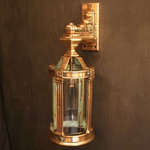 An English Bronze Single Light Exterior Lantern