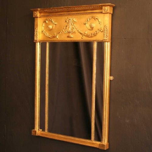 English Giltwood and Composition Pier Mirror
