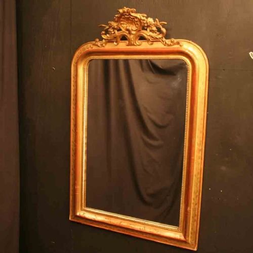 French Giltwood and Composition  Mirror