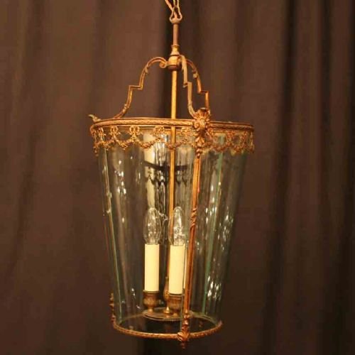 Quality French Triple Light Hall Lantern