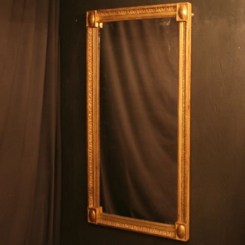 French Gilded Portrait/landscape Mirror