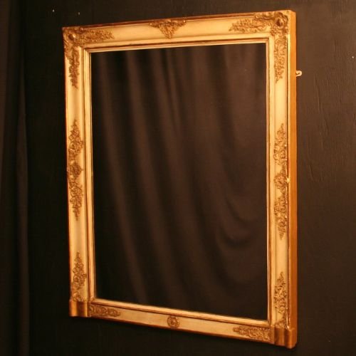 French Giltwood Overmantle Mirror