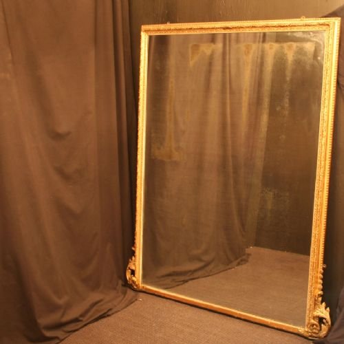 French Giltwood & Composition Mirror