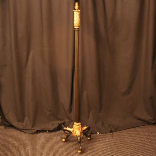 English Bronze Standard Lamp