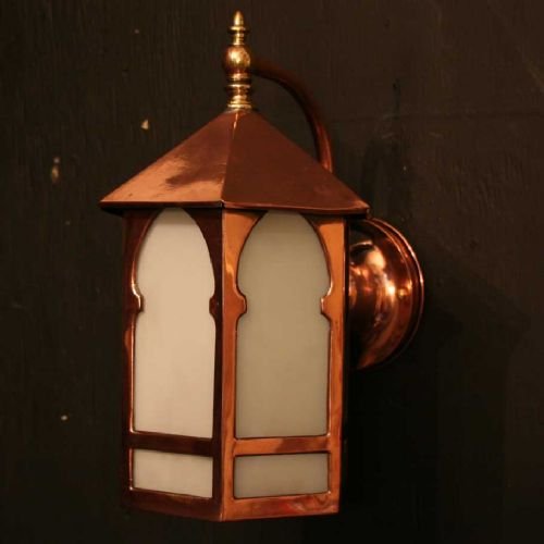 English Single Exterior Copper Lantern