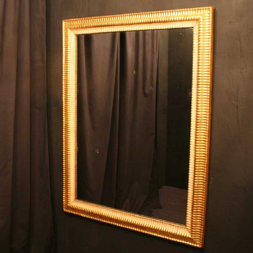 Large French Giltwood Antique Mirror