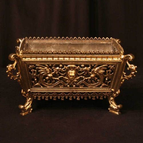 A French Brass Decorative Antique Planter