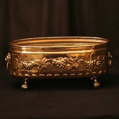 A French Brass Decorative Antique Jardinière