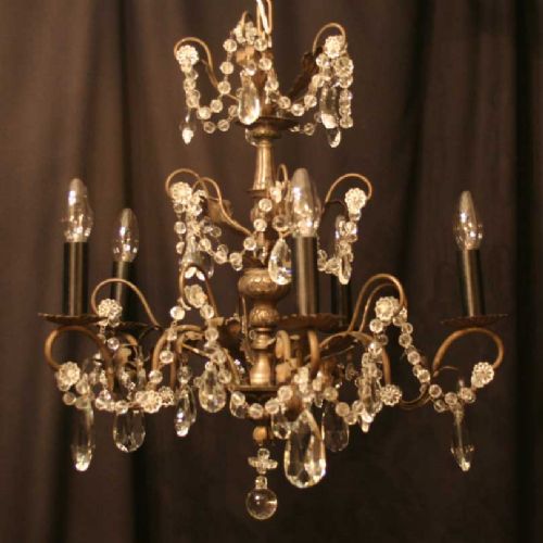 An Italian Genoa 6 Light Antique Chandelier