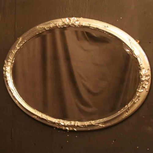 A French Silver Gilded Art Nouveau Antique Mirror