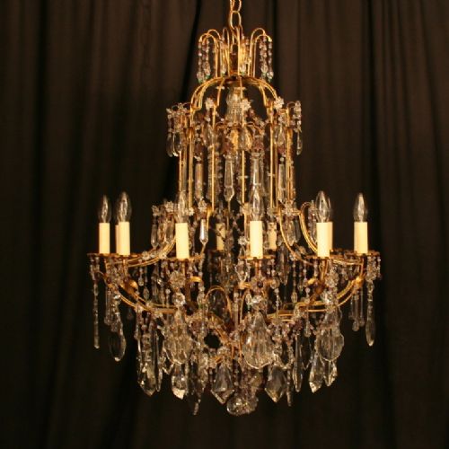 An Italian Florentine Cage Antique Chandelier