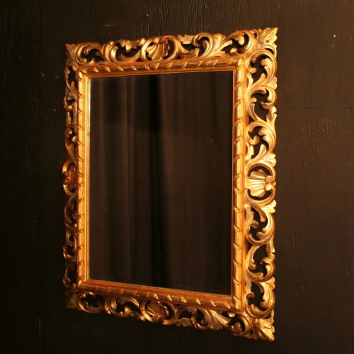 An Italian Florentine Gilded Antique Mirror