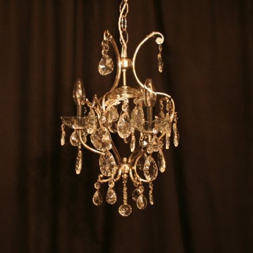 An Italian Silver 4 Light Antique Chandelier