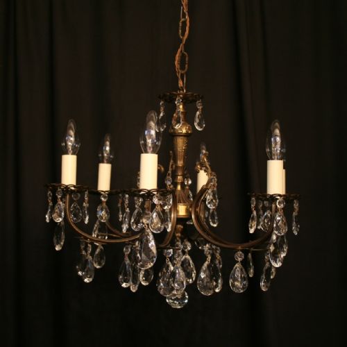 An Italian 6 Light Antique Chandelier