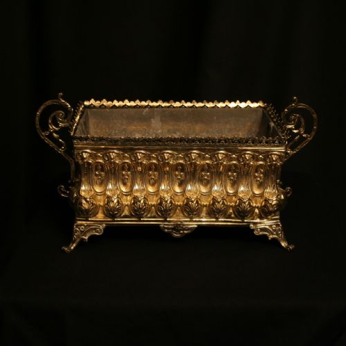 A French Brass Planter/jardiniere