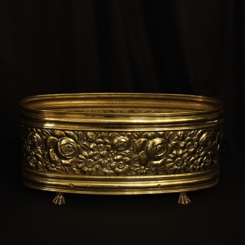 A French Brass Decorative Antique Jardinière
