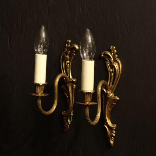 A Pair of Single Arm French Wall Lights