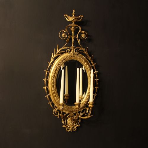 An English Victorian Triple Arm Girandole