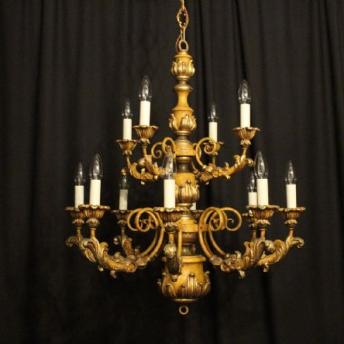 Florentine 12 Light Polychrome Chandelier