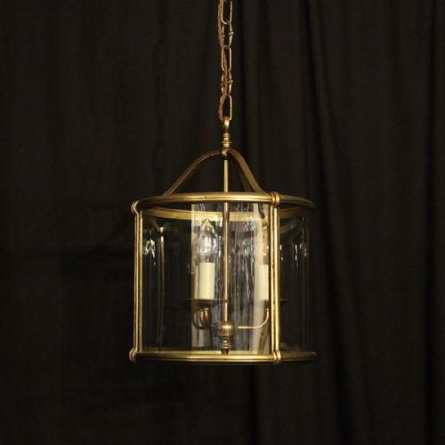 French Triple Light Convex Hall Lantern