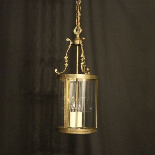 French Gilded Twin Light Antique Lantern