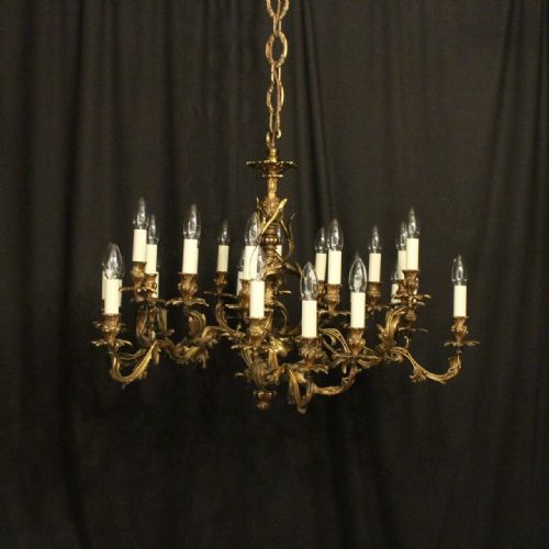 Italian Bronze 24 Light Antique Chandelier