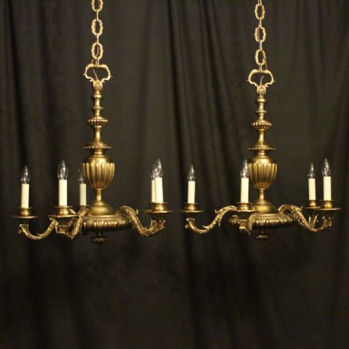 English Pair of Faraday & Son Chandeliers