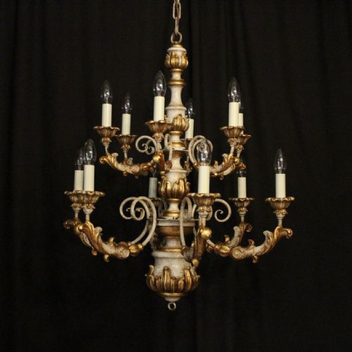 Florentine 12 Light Polychrome Chandelier