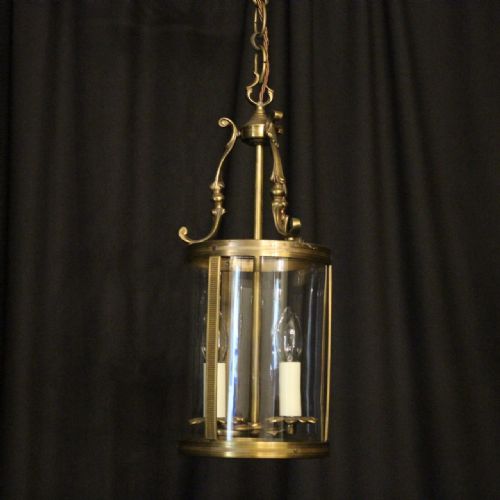 French Gilded Twin Light Antique Lantern