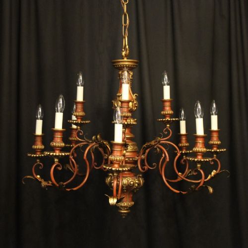 Florentine 12 Light Double Tiered Polychrome Chandelier