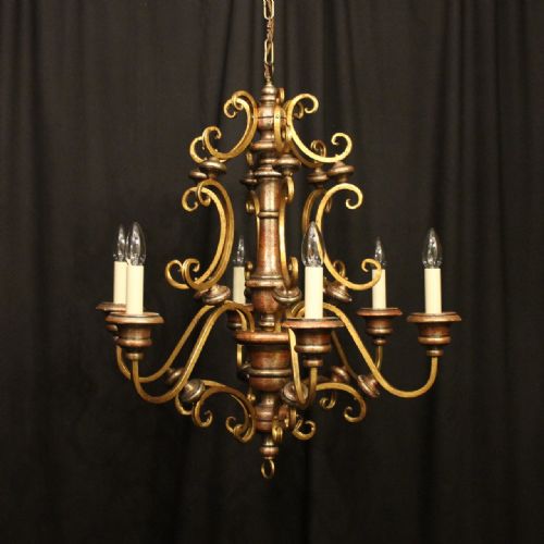 Florentine 6 Light Polychrome Chandelier