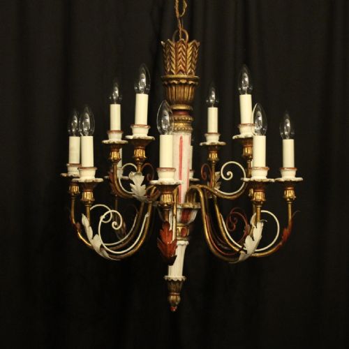 Florentine 12 Light Polychrome Chandelier