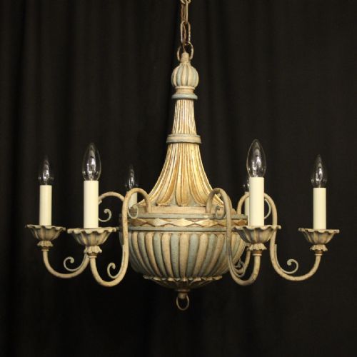 Florentine 6 Light Polychrome Chandelier