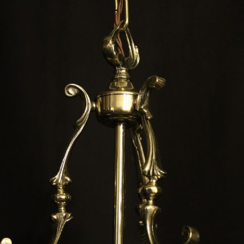 FRENCH PAIR CONVEX TWIN LIGHT ANTIQUE LANTERNS - ADDITIONAL PHOTO 7