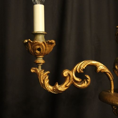 FLORENTINE TRIPLE LIGHT POLYCHROME CHANDELIER - ADDITIONAL PHOTO 7
