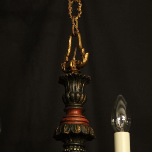 FLORENTINE 12 LIGHT POLYCHROME CHANDELIER - ADDITIONAL PHOTO 7