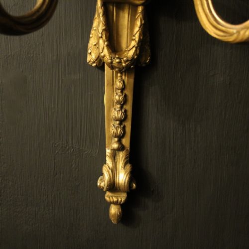 FRENCH 19TH CENTURY BRONZE WALL SCONCES - ADDITIONAL PHOTO 5