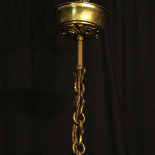 ITALIAN GILDED CRYSTAL 12 LIGHT ANTIQUE CHANDELIER - ADDITIONAL PHOTO 8