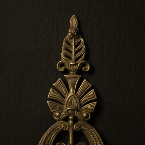 FRENCH SET OF 4 EMPIRE TWIN ARM ANTIQUE WALL LIGHTS - ADDITIONAL PHOTO 4