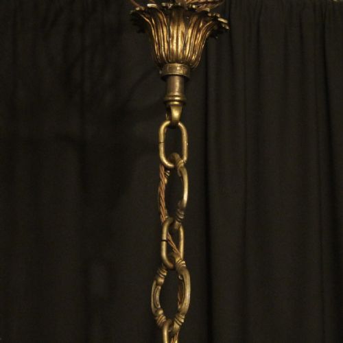FRENCH 19TH CENTURY GILDED BRONZE CRYSTAL 12 LIGHT ANTIQUE CHANDELIER - ADDITIONAL PHOTO 10