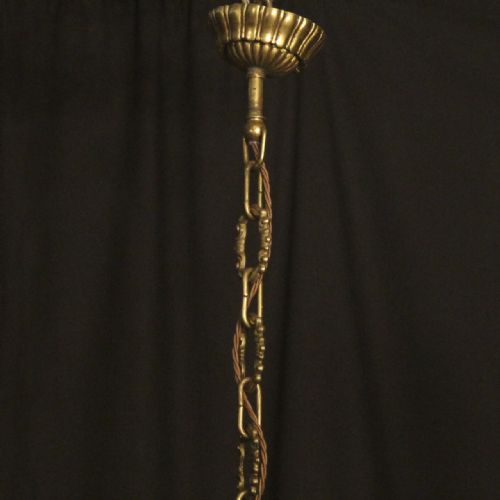 FRENCH GILDED BRONZE CRYSTAL 11 LIGHT BIRDCAGE ANTIQUE CHANDELIER - ADDITIONAL PHOTO 9