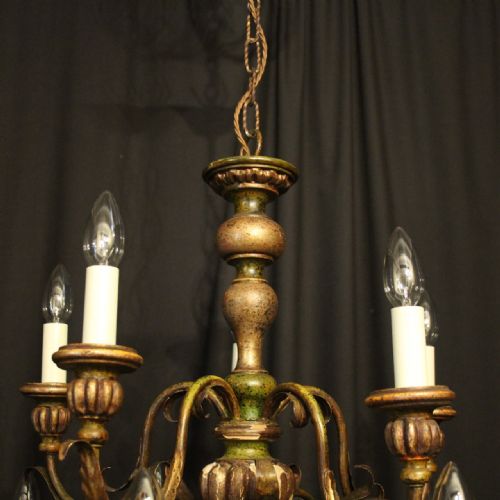 FLORENTINE 15 LIGHT DOUBLE TIERED POLYCHROME CHANDELIER - ADDITIONAL PHOTO 2