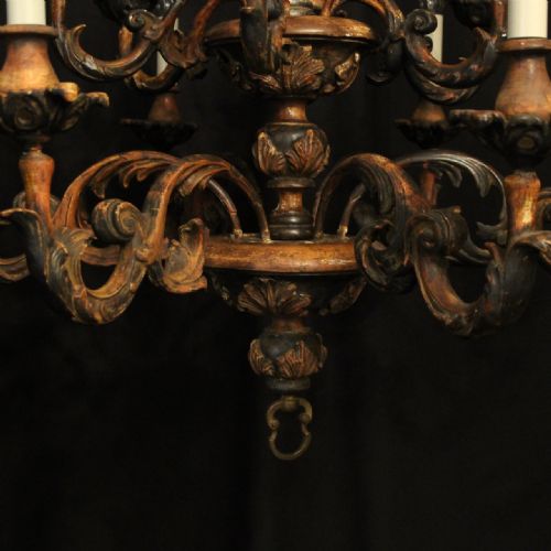 FLORENTINE 12 LIGHT POLYCHROME DOUBLE TIERED CHANDELIER - ADDITIONAL PHOTO 7