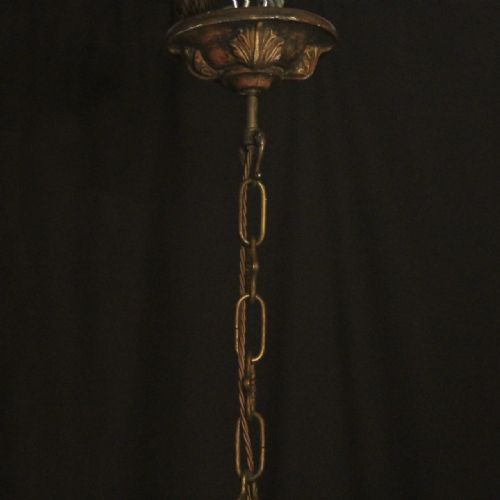 FLORENTINE 12 LIGHT POLYCHROME DOUBLE TIERED CHANDELIER - ADDITIONAL PHOTO 9