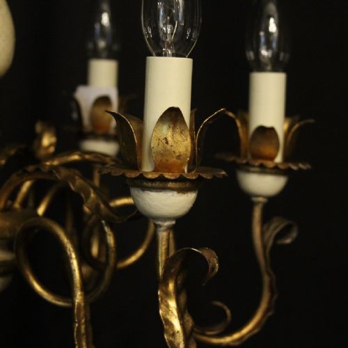 FLORENTINE 6 LIGHT POLYCHROME CHANDELIER - ADDITIONAL PHOTO 2