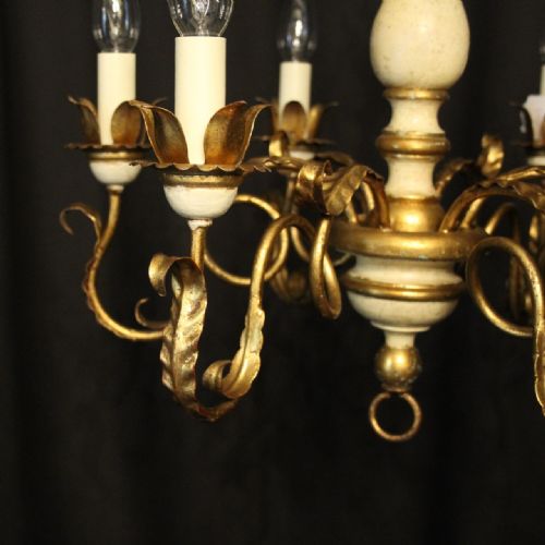 FLORENTINE 6 LIGHT POLYCHROME CHANDELIER - ADDITIONAL PHOTO 4