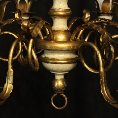 FLORENTINE 6 LIGHT POLYCHROME CHANDELIER - ADDITIONAL PHOTO 6