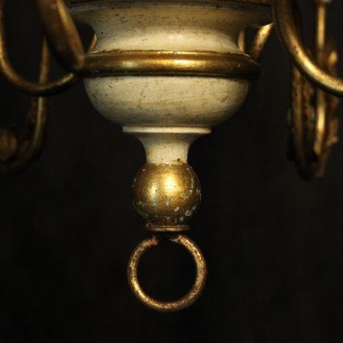 FLORENTINE 6 LIGHT POLYCHROME CHANDELIER - ADDITIONAL PHOTO 7