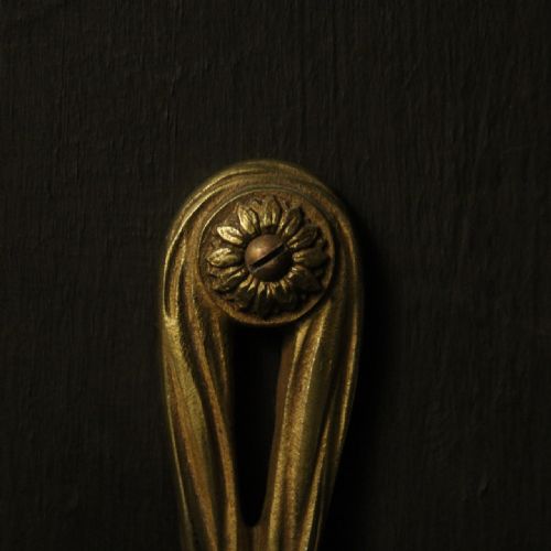 FRENCH SET OF 4 GILDED TWIN ARM WALL LIGHTS - ADDITIONAL PHOTO 2